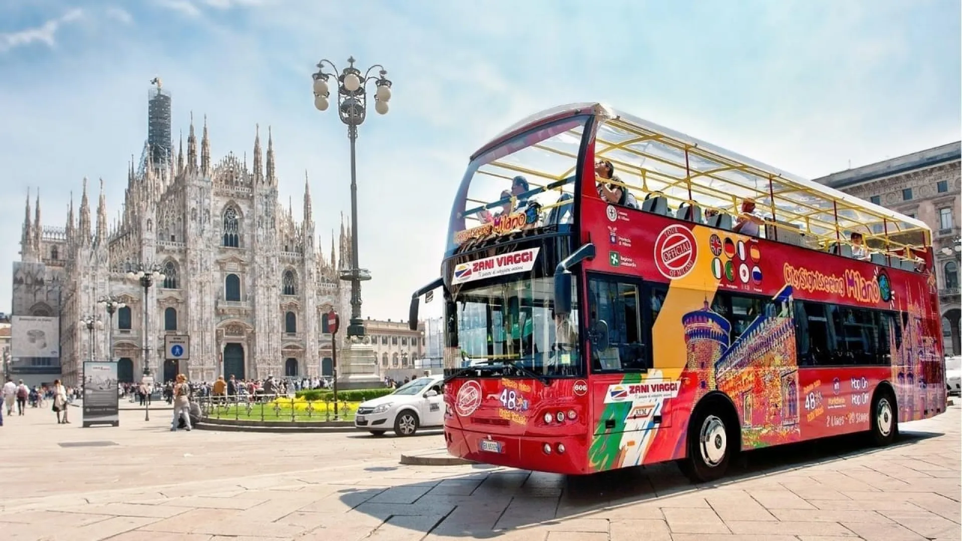 Hop-On Hop-Off Bus Tour, City Sightseeing Milano