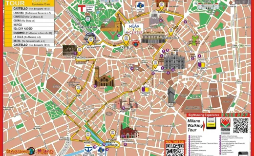 Visite nocturne de Milan en bus ouvert