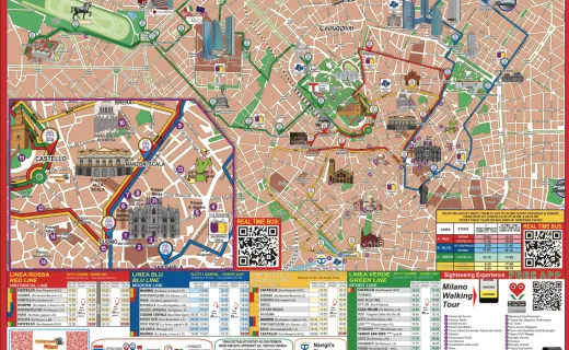 Hop-On Hop-Off Bus Tour, City Sightseeing Milano