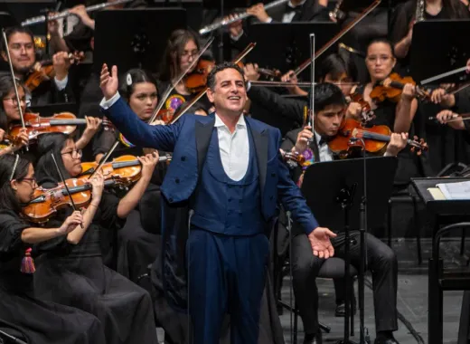 Michele Gamba et Juan Diego Flórez