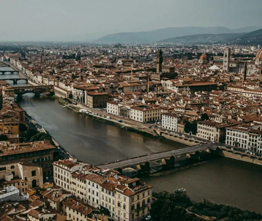 A Day in Florence, Round trip train ticket from Milan and Florence Hop On Hop Off Tour